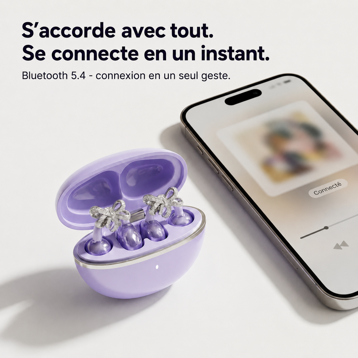 Avelyne™ Ecouteurs Bluetooth Open-Ear à Clip